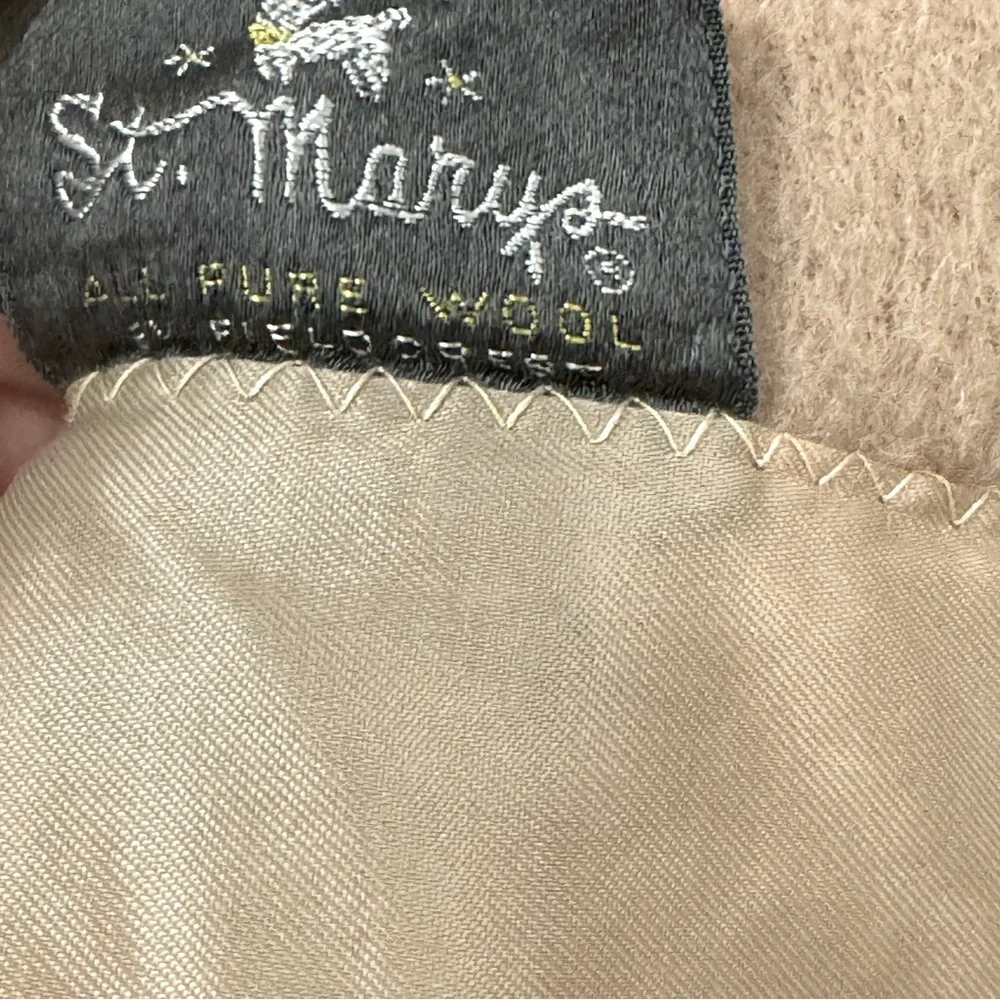 Vintage St. Mary's pure wool blanket
